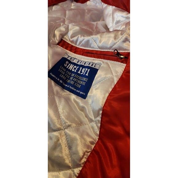 Starter MLB Angels Anaheim jacket Red New Size XL - Picture 8 of 9